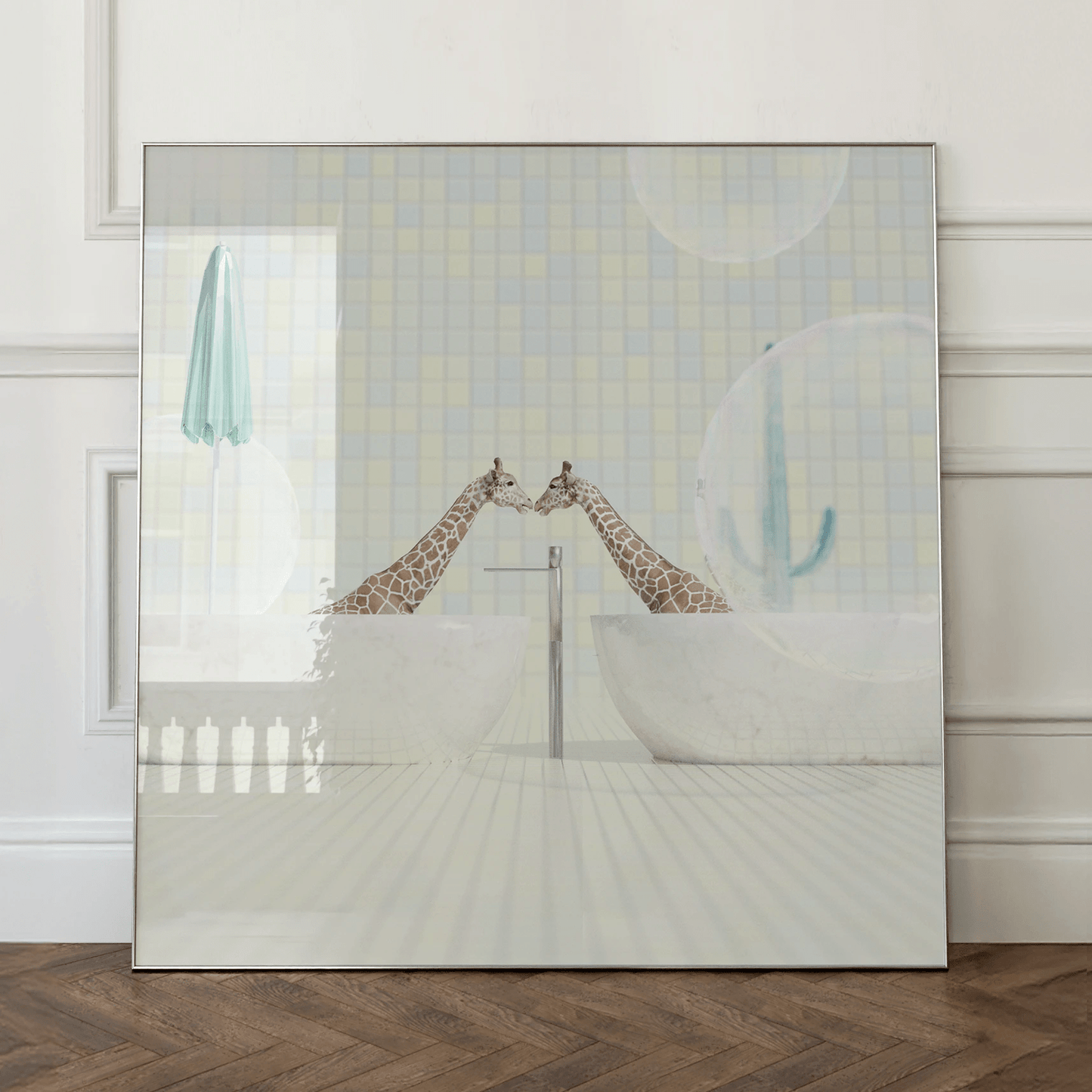 bath time buddies_2 giraffes - Mooon Gallery