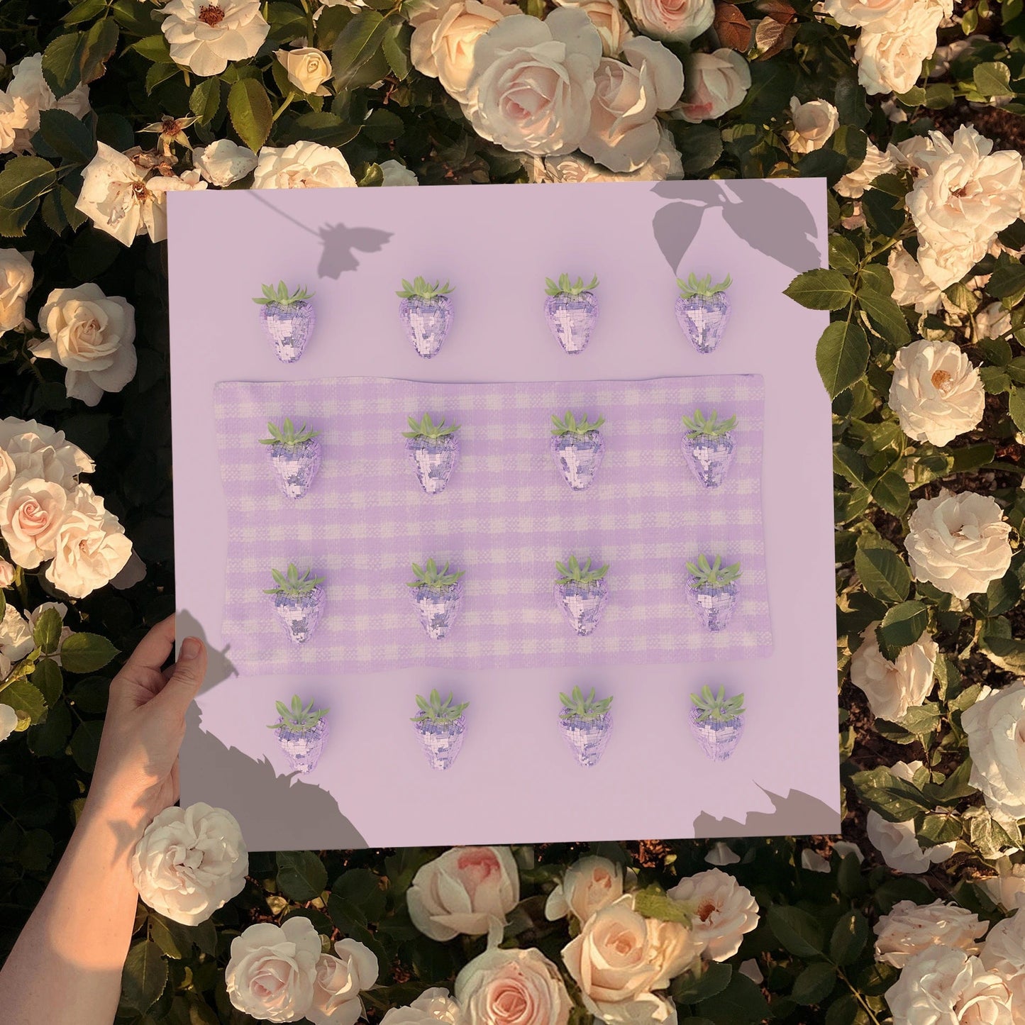 blingbling disco fruits purple strawberry - Mooon Gallery