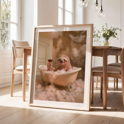 Bath Time III, Vertical, Framed Art