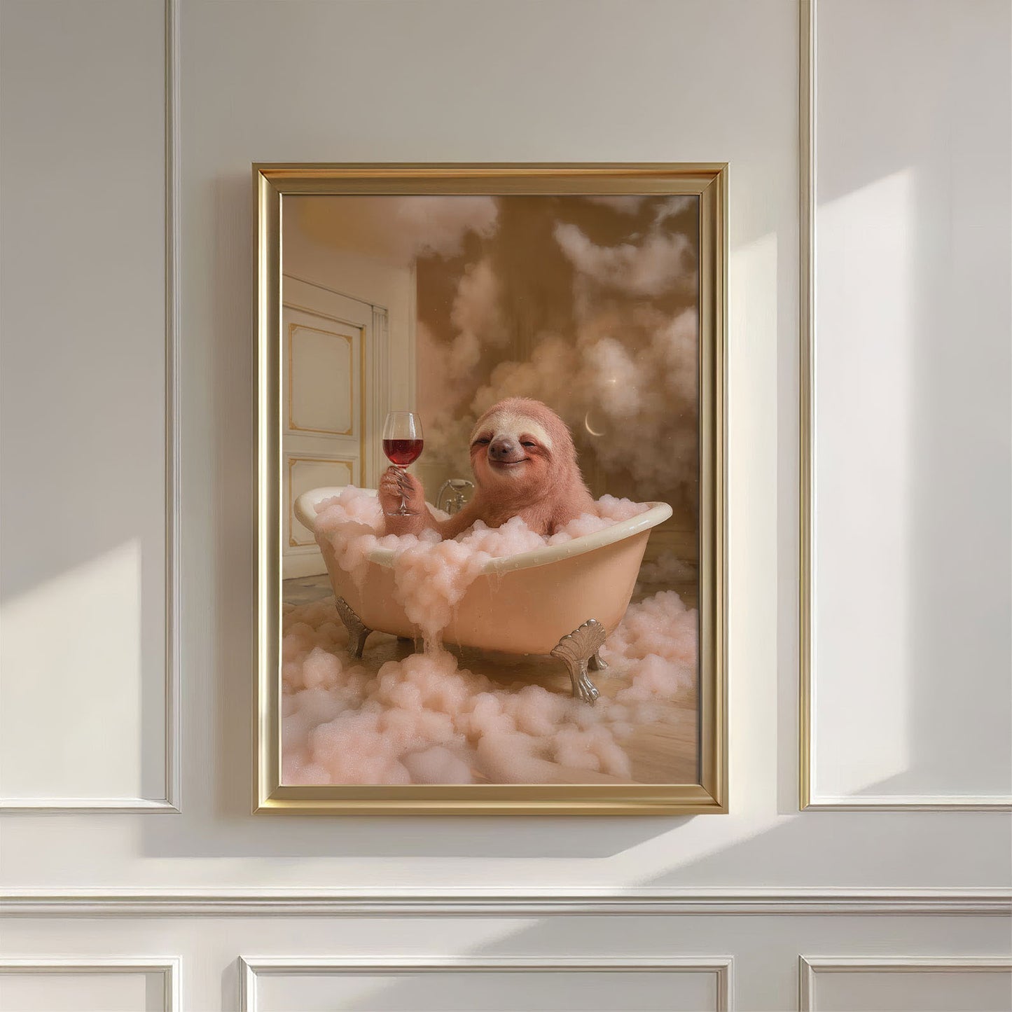 Bath Time III, Vertical, Wall Art