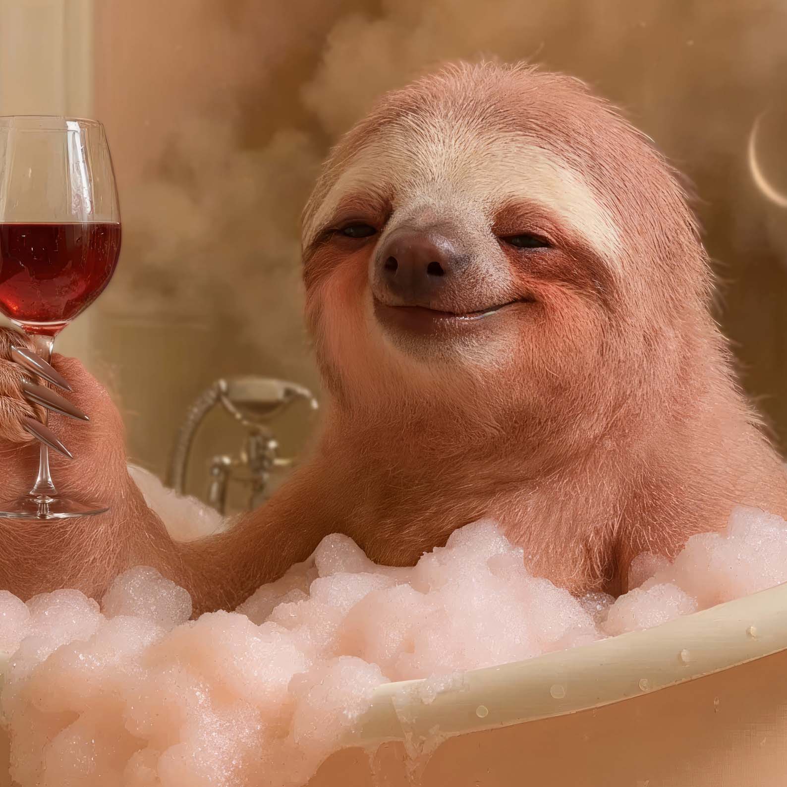 Extreme Close Up Detail Of Bath Time III