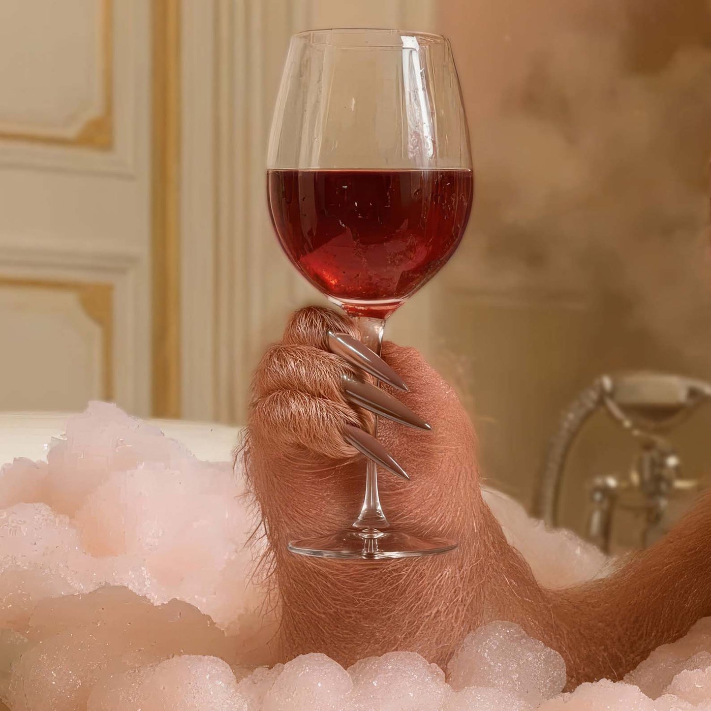 High Definition Print Quality Detail Of Bath Time III