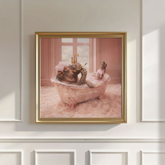 Bath Time II, Square, Wall Art