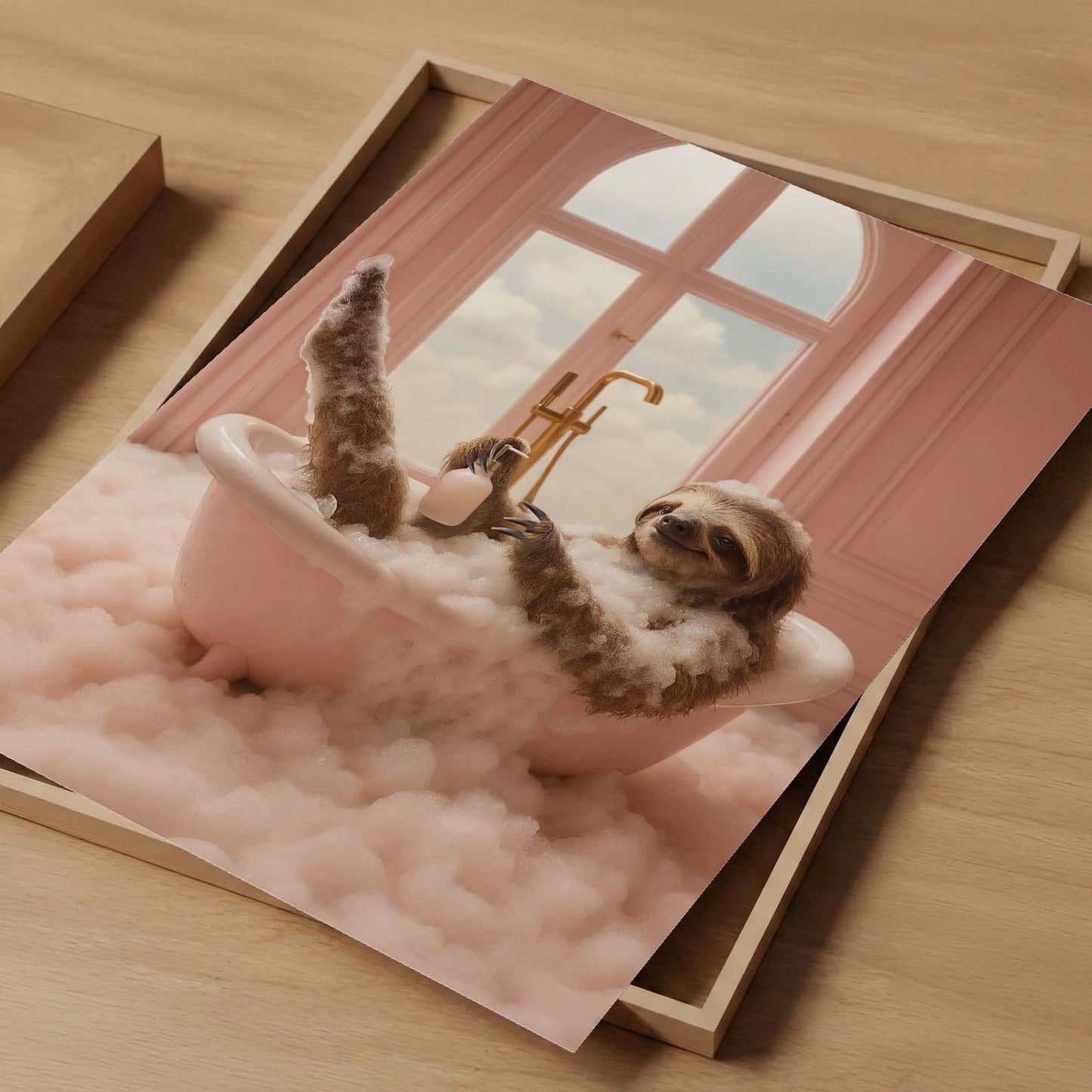 Bath Time IV, Vertical, Art Print