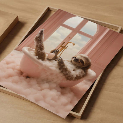 Bath Time IV, Vertical, Art Print