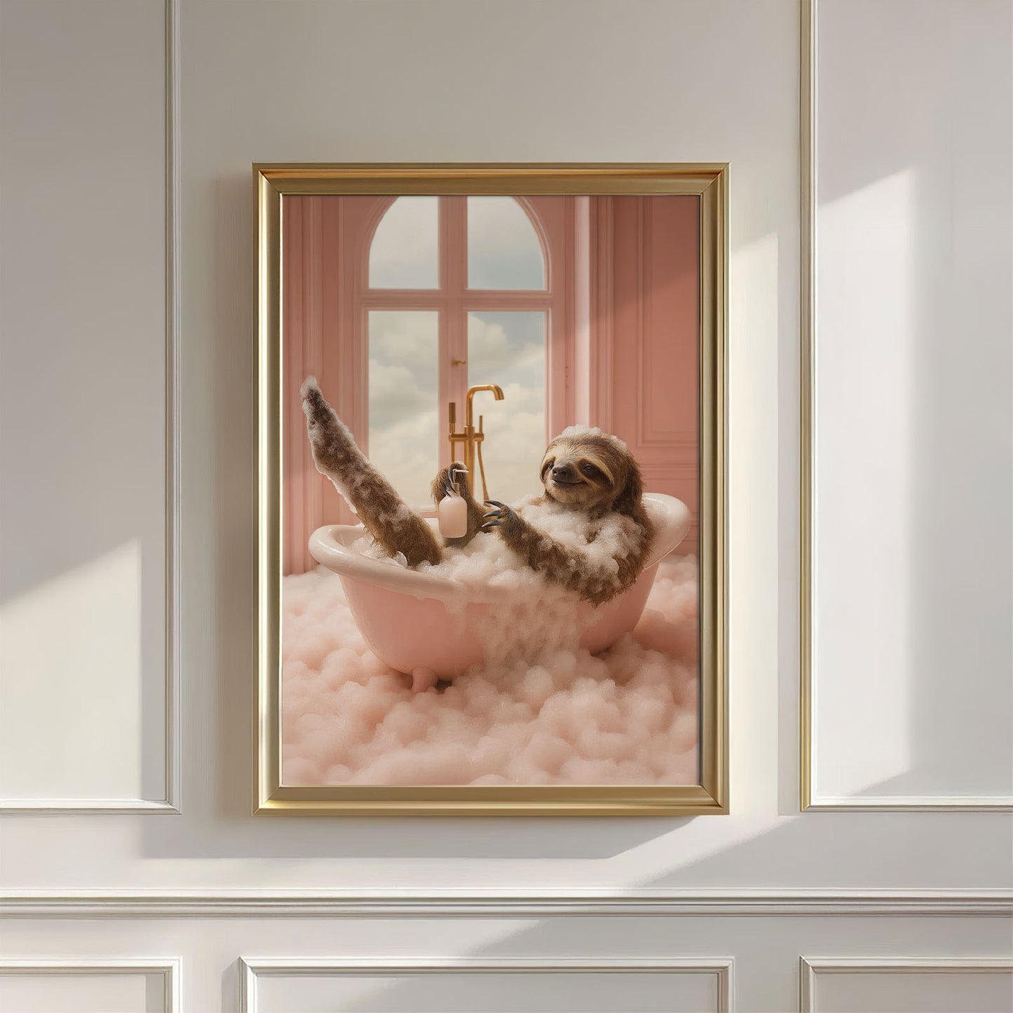 Bath Time IV, Vertical, Wall Art