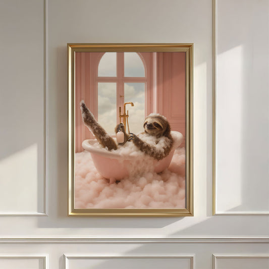 Bath Time IV, Vertical, Wall Art