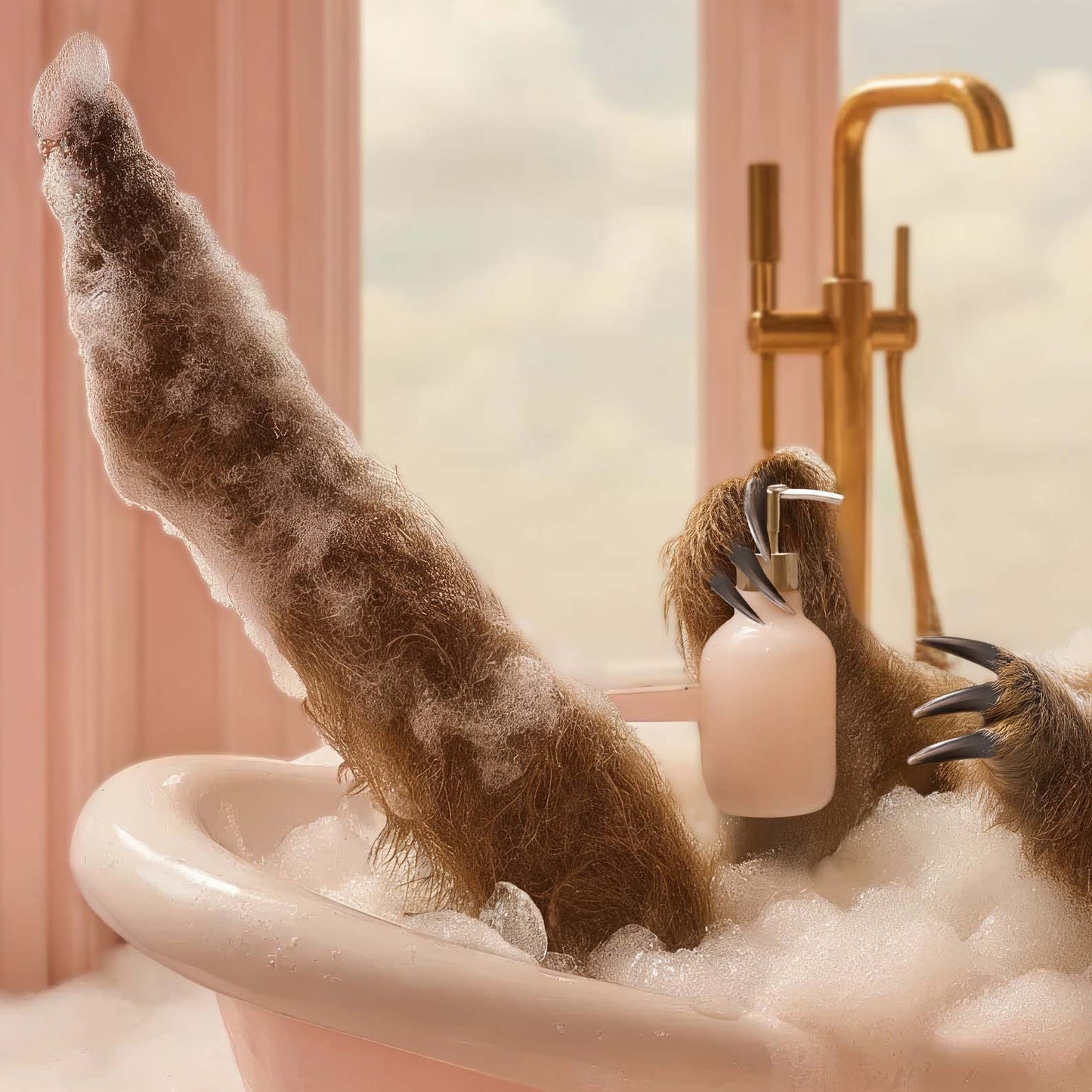 High Resolution Art Texture Of Bath Time IV