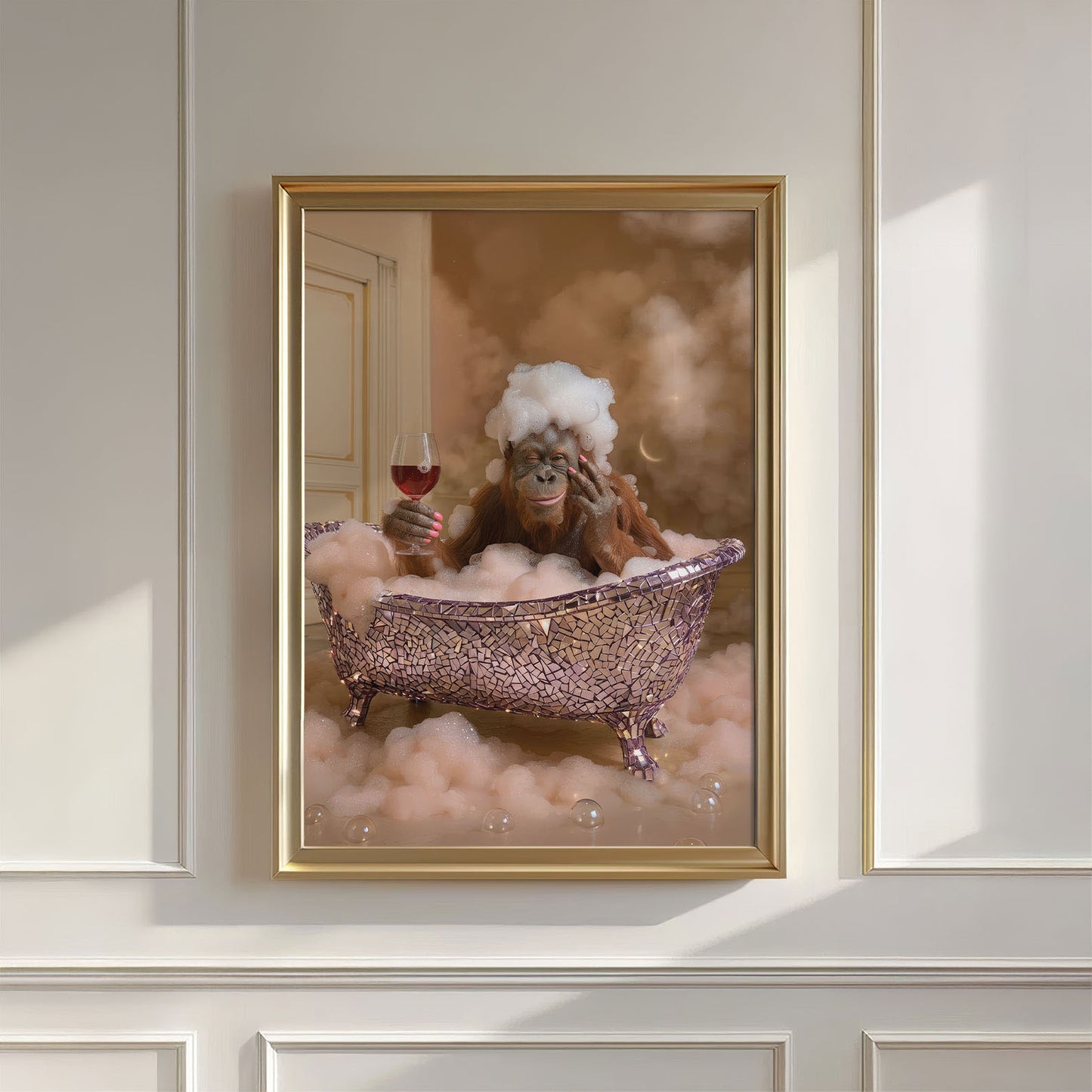 Bath Time I, Vertical, Wall Art