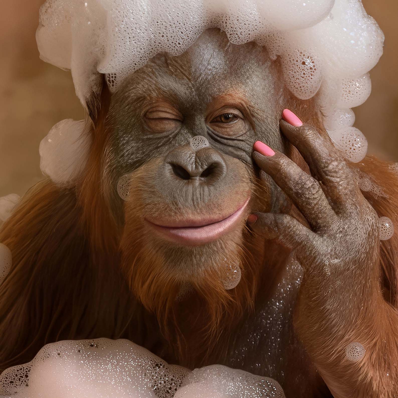 Extreme Close Up Detail Of Bath Time I