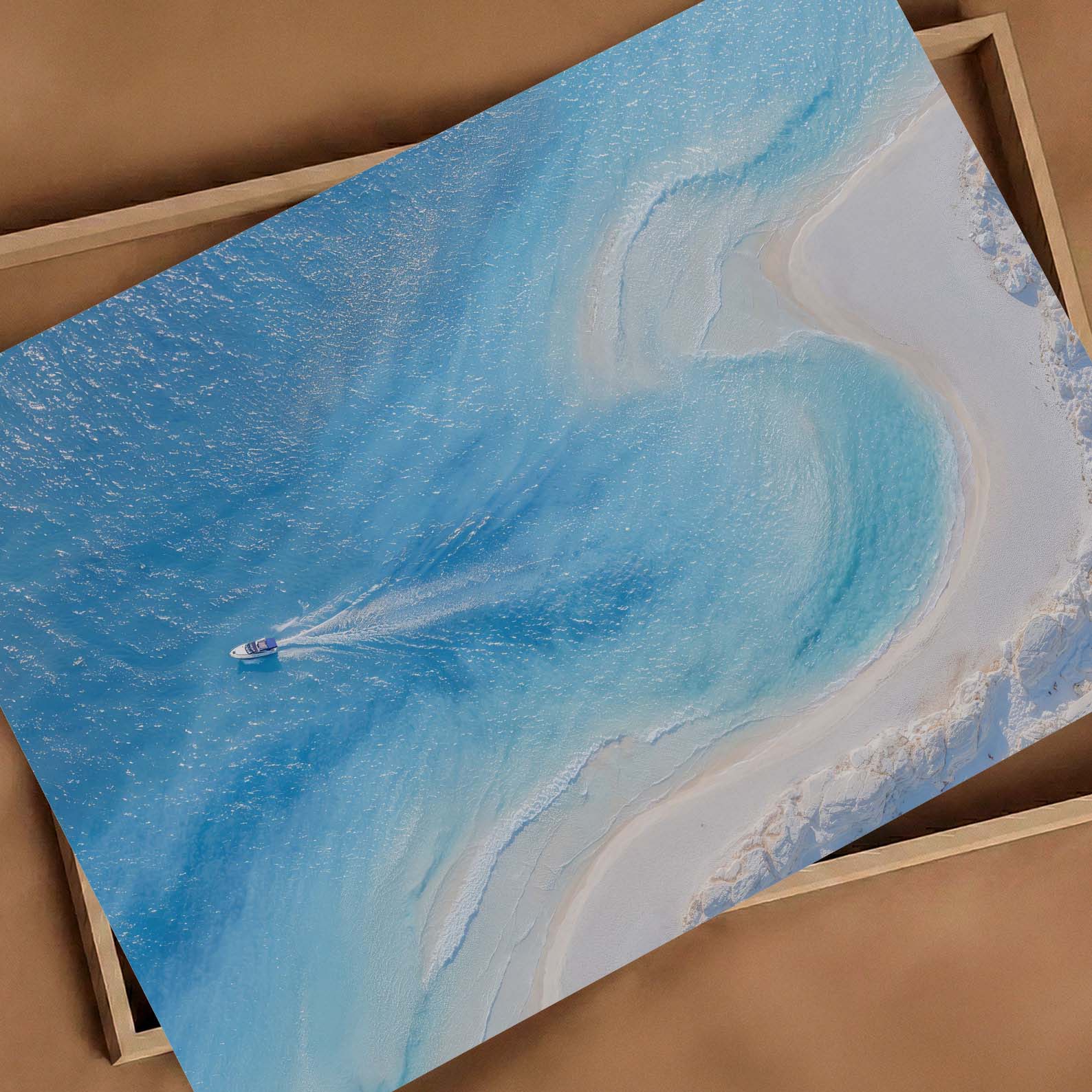 Beach Paradise I, Horizontal, Art Print