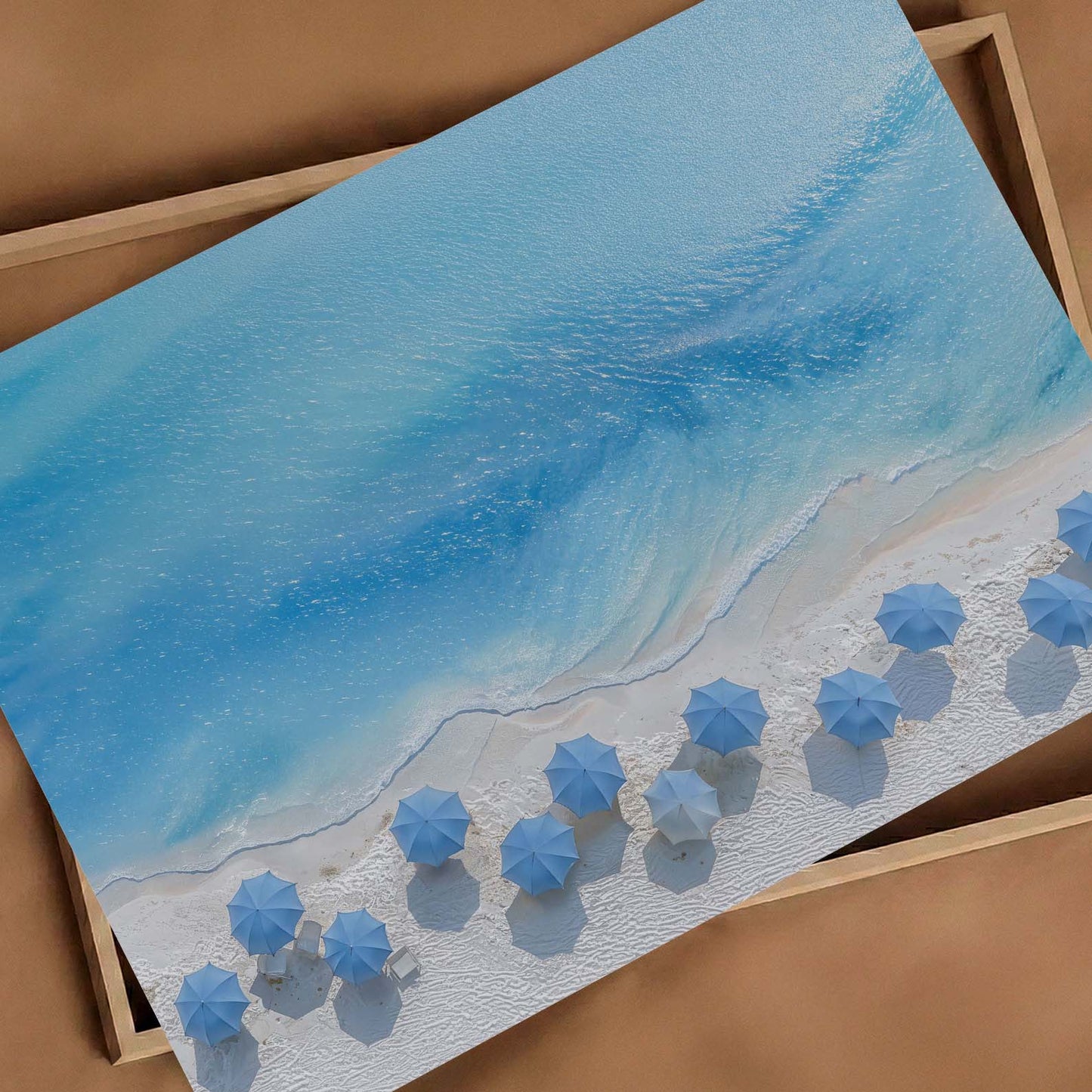 Beach Paradise, Horizontal, Art Print