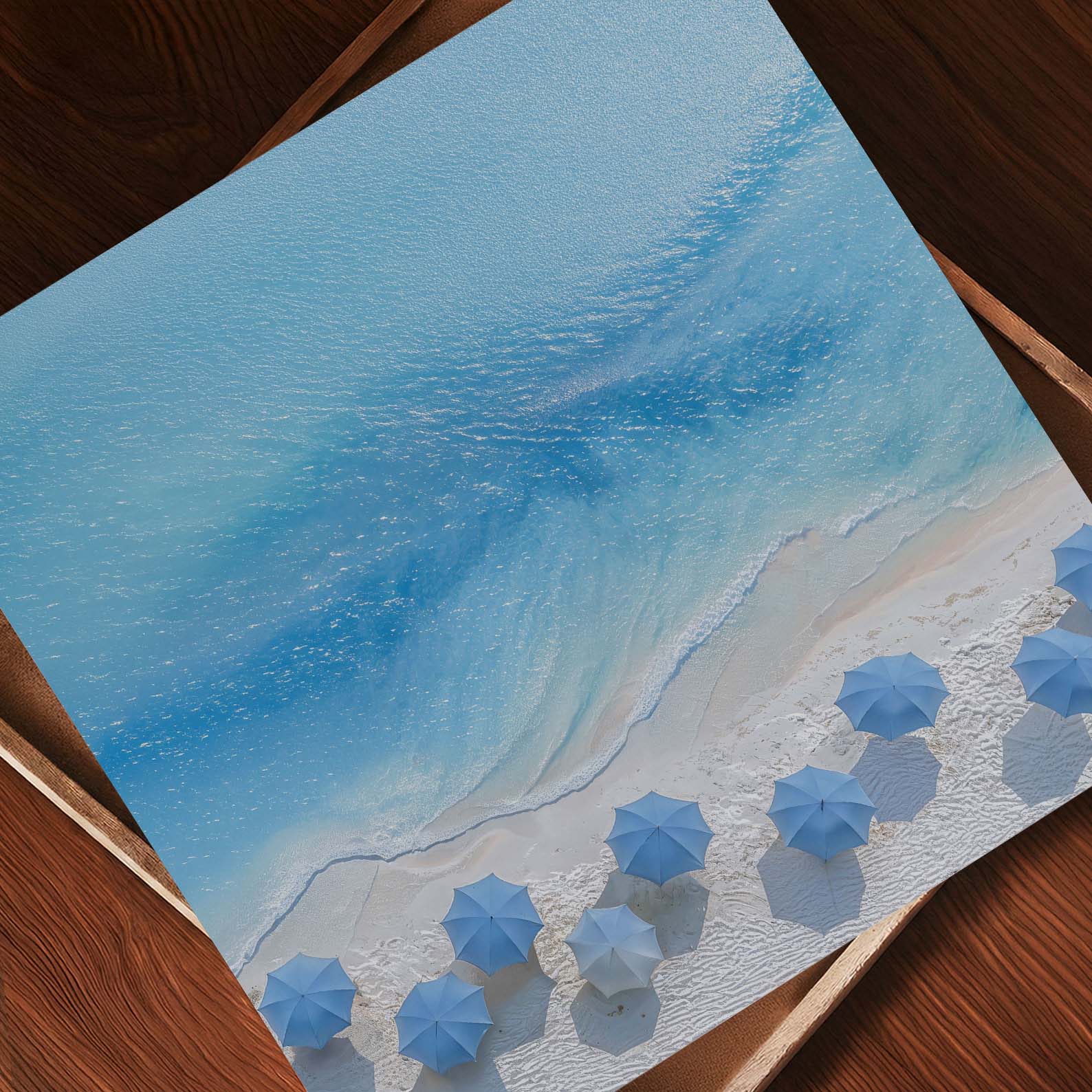 Beach Paradise, Square, Art Print