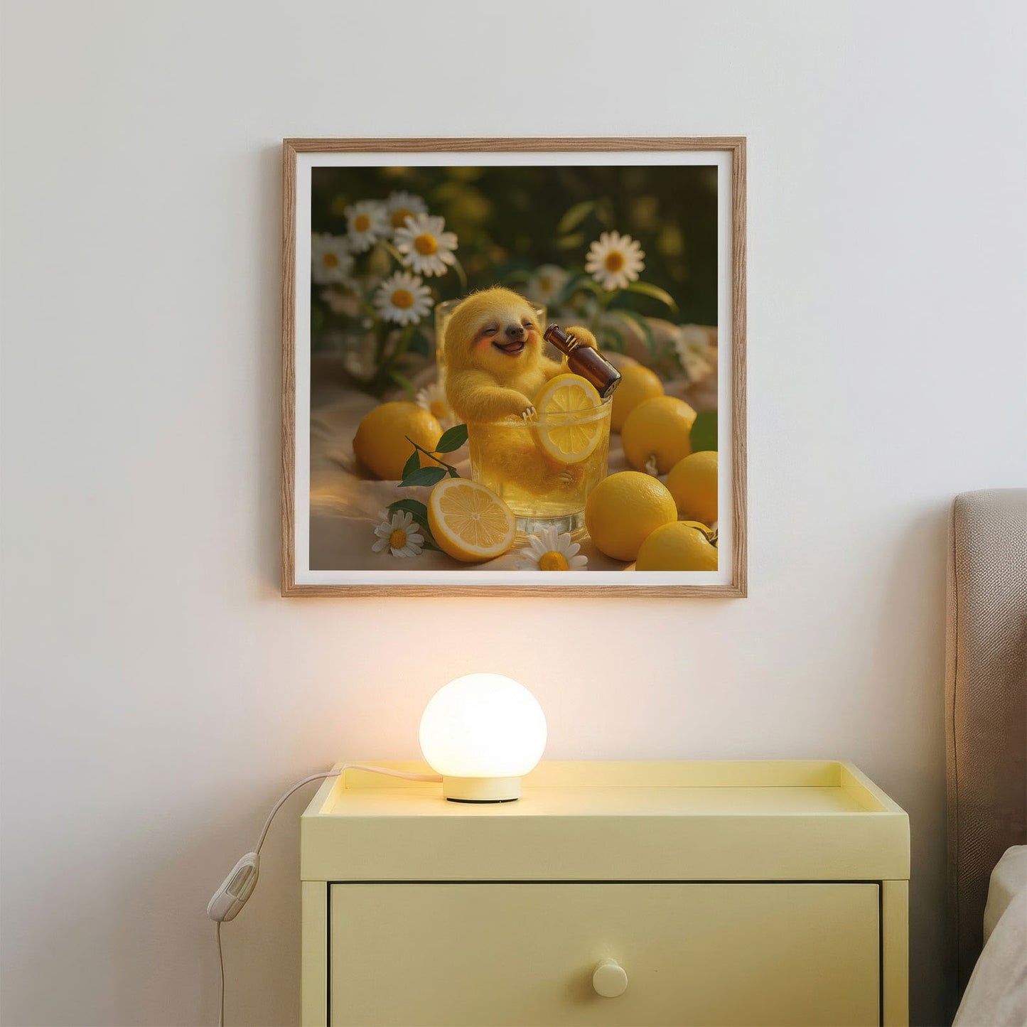 Beer Time, Square, Framed Art