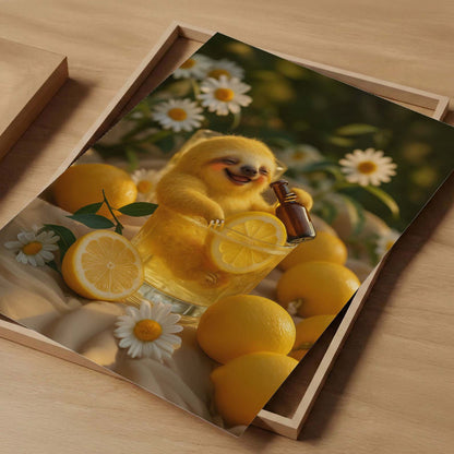 Beer Time, Vertical, Art Print