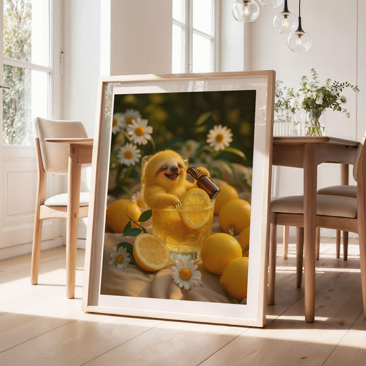 Beer Time, Vertical, Framed Art