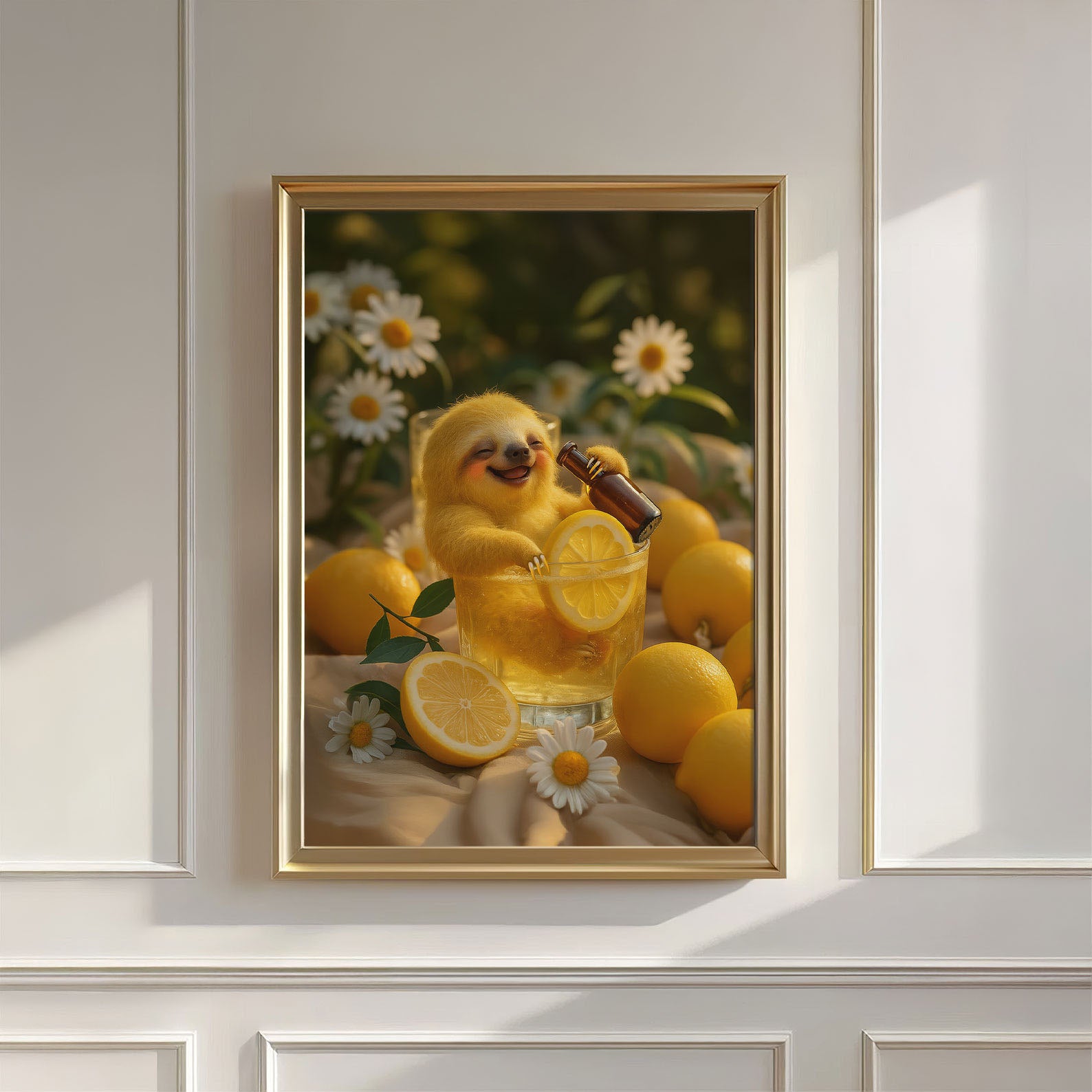 Beer Time, Vertical, Wall Art