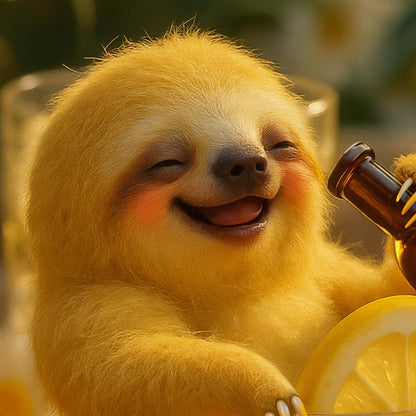 Extreme Close Up Detail Of Beer Time