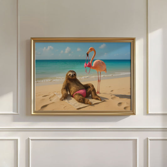 Bikini Heist, Horizontal, Wall Art