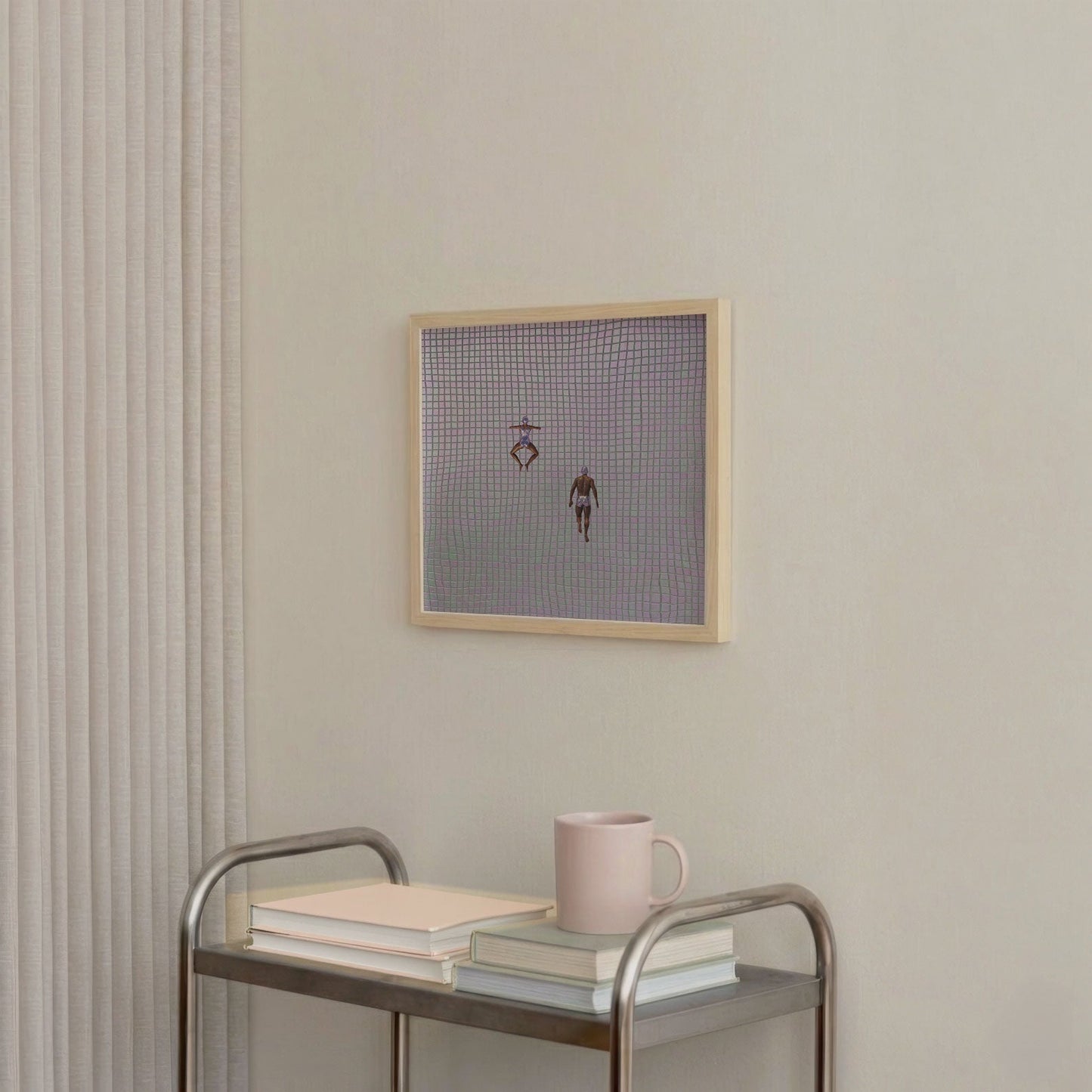 Blissful Summer, Square, Framed Art