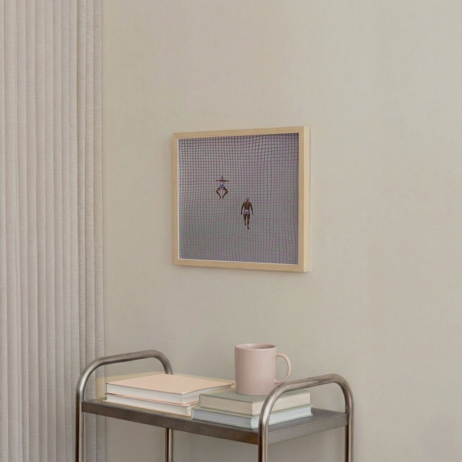 Blissful Summer, Square, Framed Art