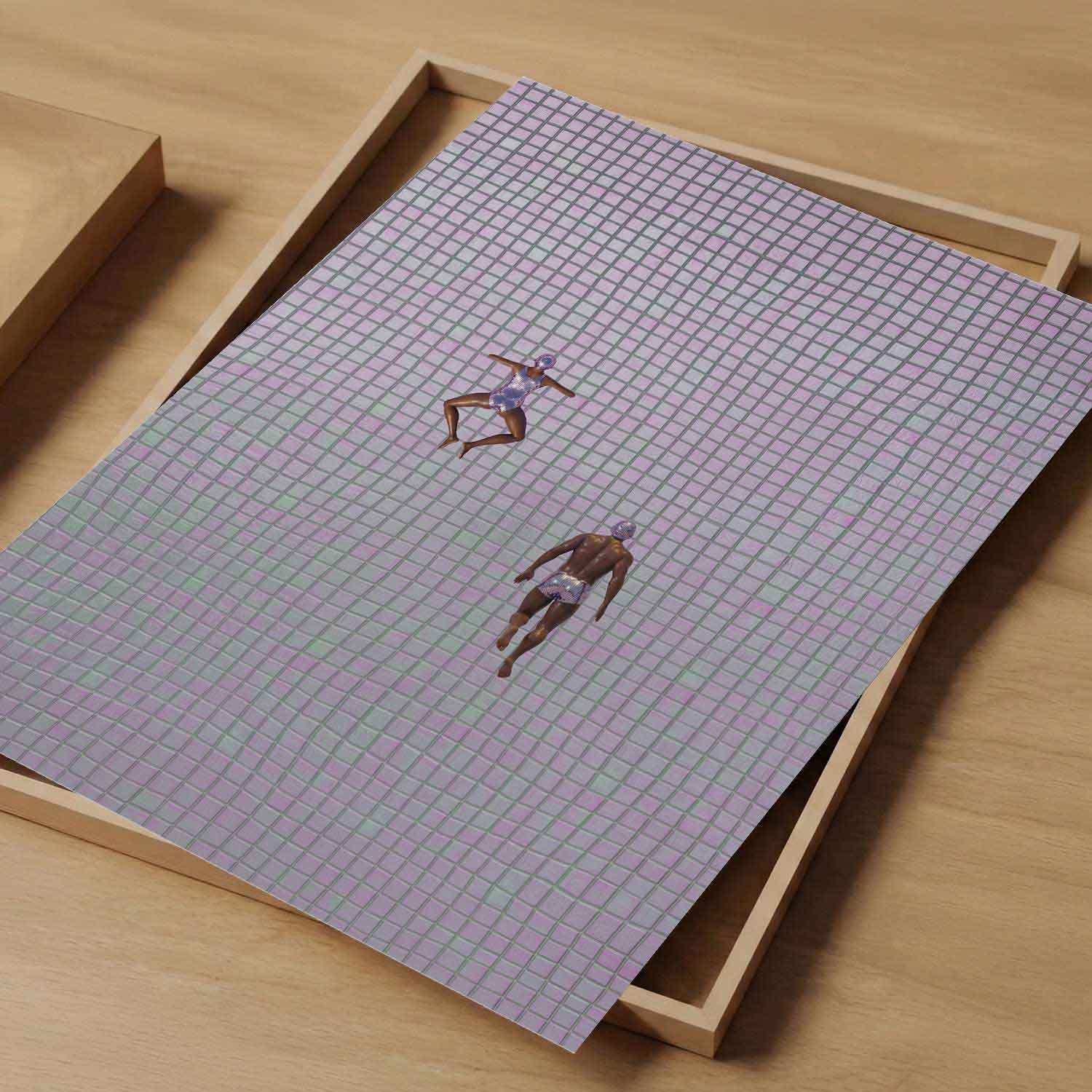 Blissful Summer, Vertical, Art Print