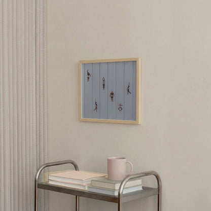 Blue Summer, Square, Framed Art