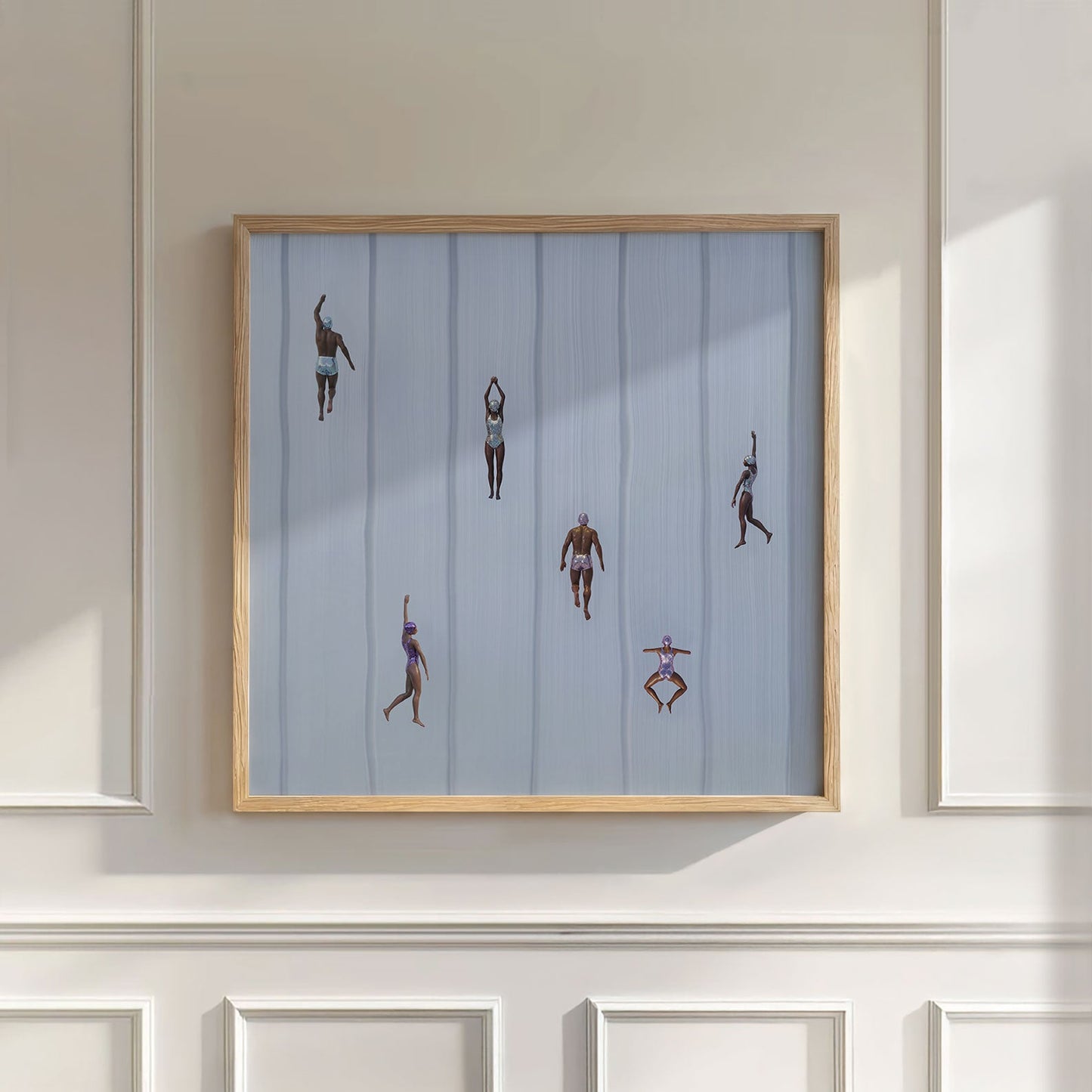 Blue Summer, Square, Wall Art