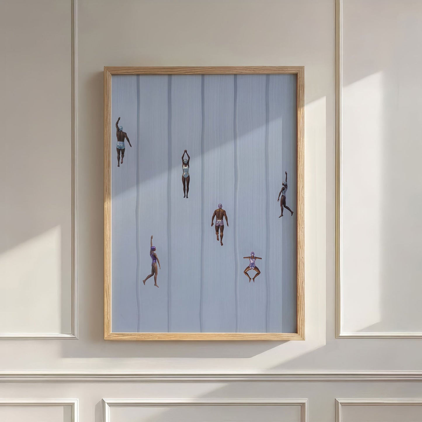 Blue Summer, Vertical, Wall Art