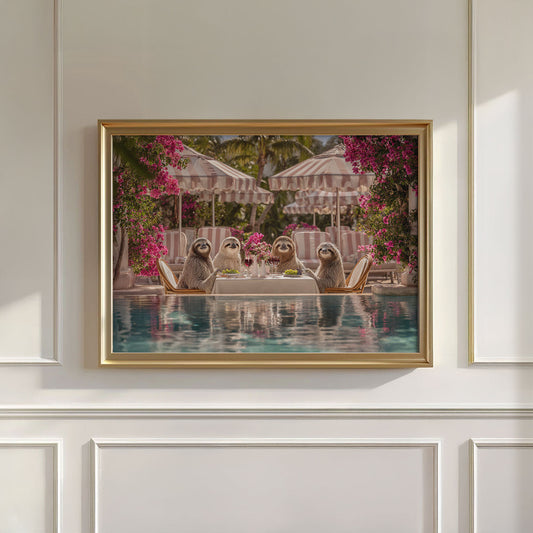 Brunch In Bali Resort, Horizontal, Wall Art