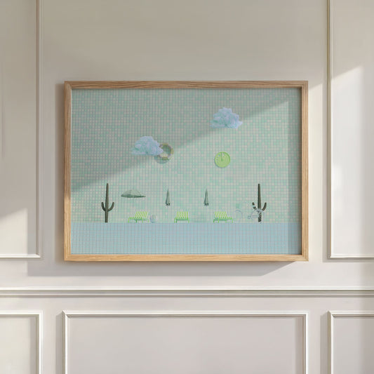 Cactus Poolside, Horizontal