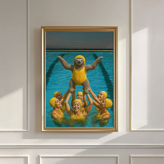 Champion Of The Pool, Vertical, Wall Art