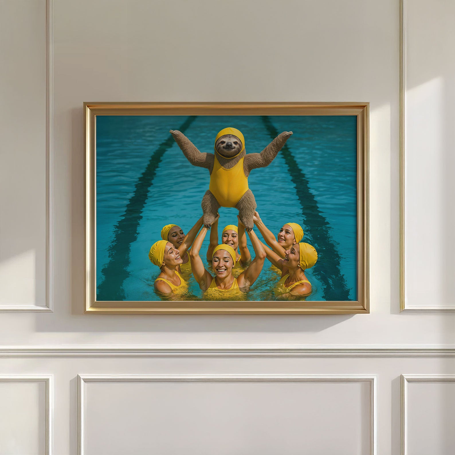 Champion Of The Pool, Horizontal, Wall Art