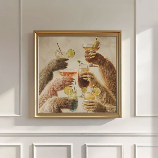 Cheers I, Square, Wall Art