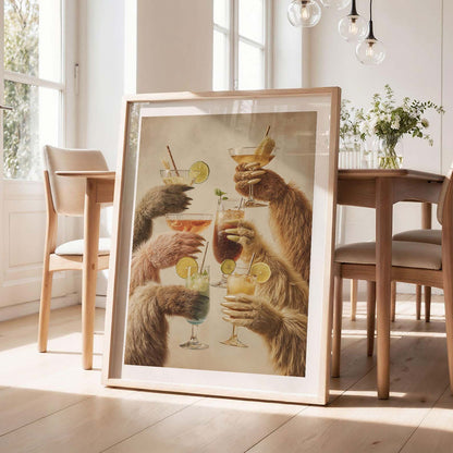 Cheers I, Vertical, Framed Art