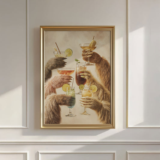 Cheers I, Vertical, Wall Art