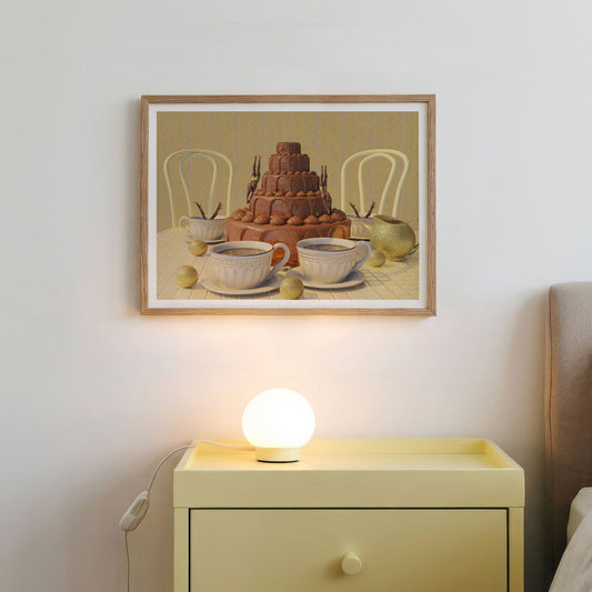 Chocolate Dive, Horizontal, Framed Art