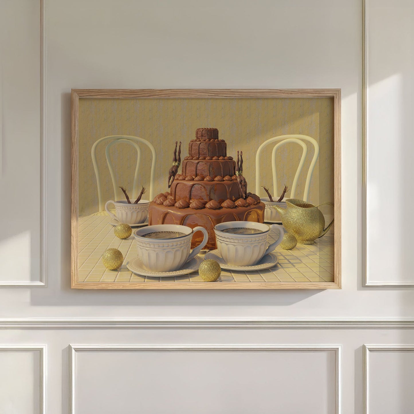 Chocolate Dive, Horizontal, Wall Art