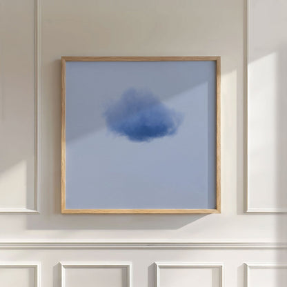 Colorful Cloud · Blue, Wall Art, Square