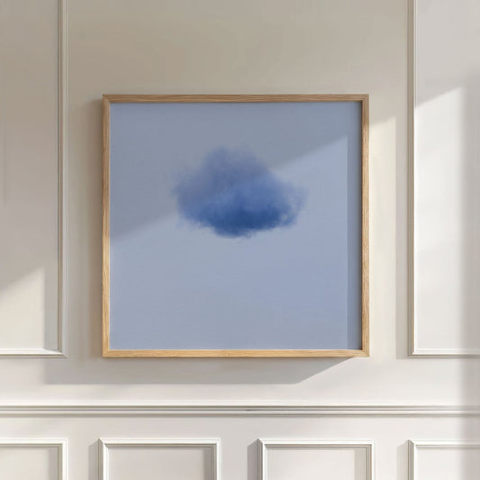 Colorful Cloud · Blue, Wall Art, Square
