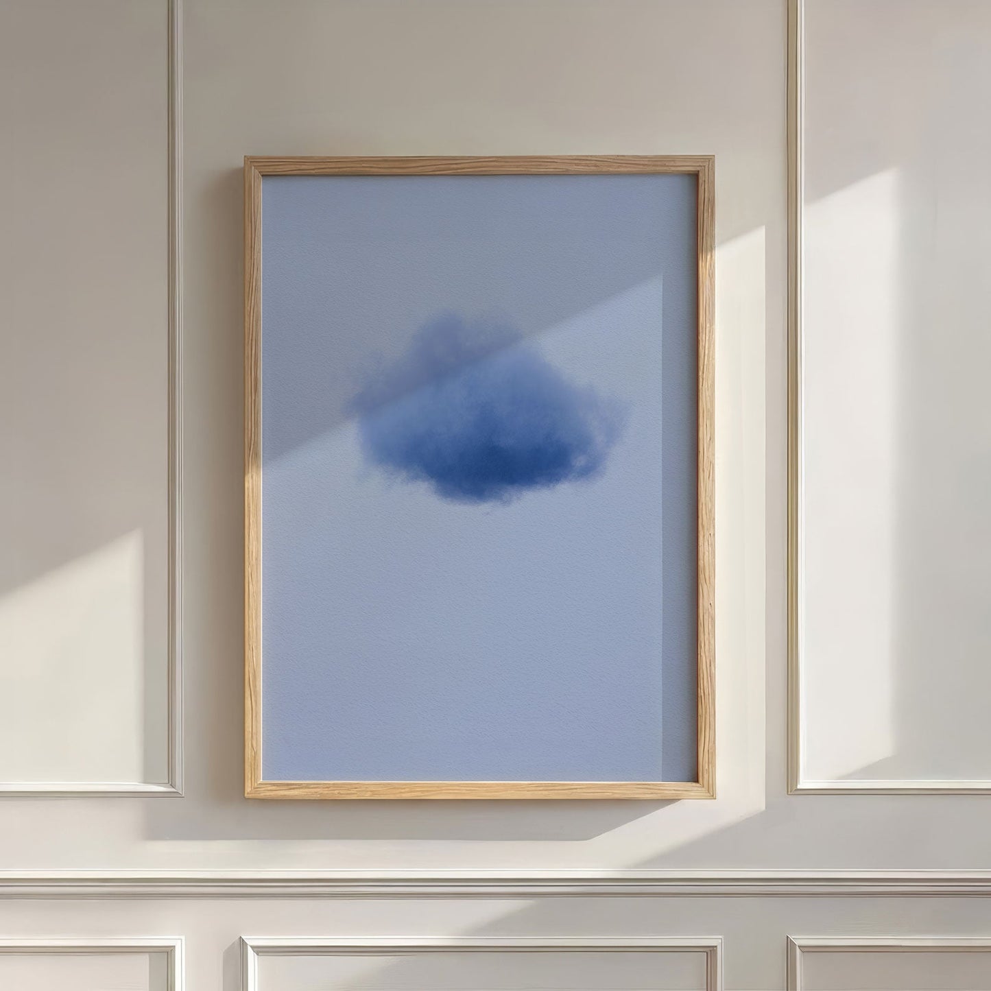 Colorful Cloud · Blue, Wall Art, Vertical