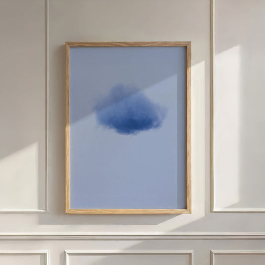 Colorful Cloud · Blue, Wall Art, Vertical