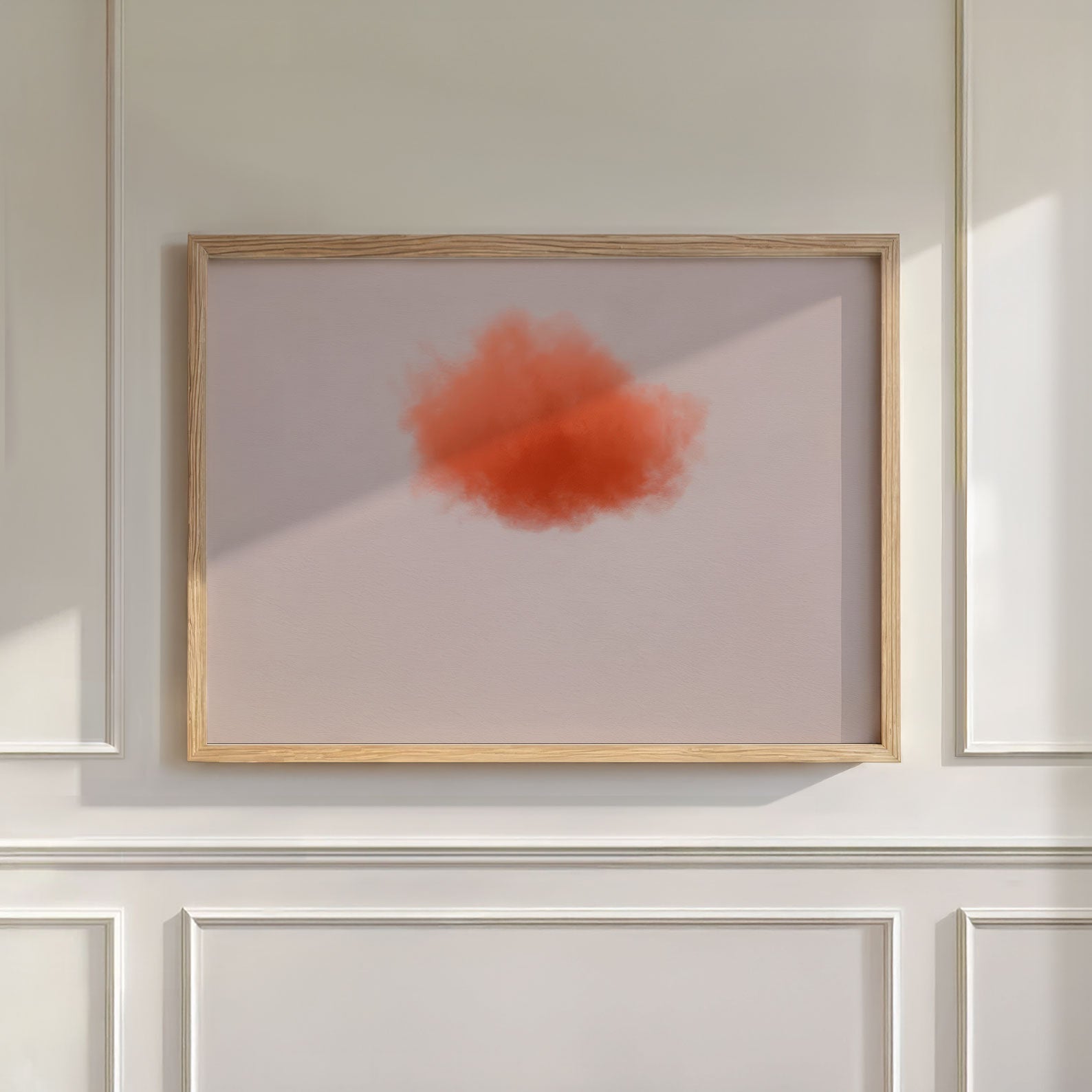 Colorful Cloud · Burnt Orange, Wall Art, Horizontal