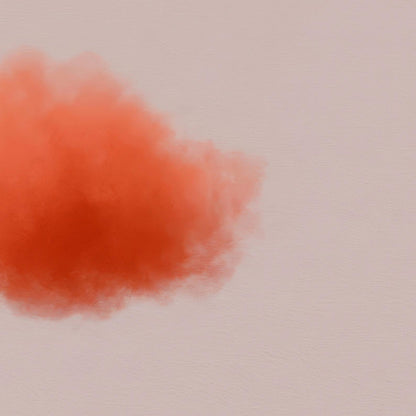 Extreme Close Up Detail Of Colorful Cloud · Burnt Orange, Vertical
