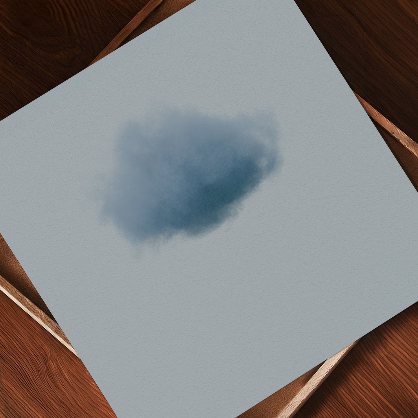 Art Print Showcase Of Colorful Cloud · Dusty Blue, Square