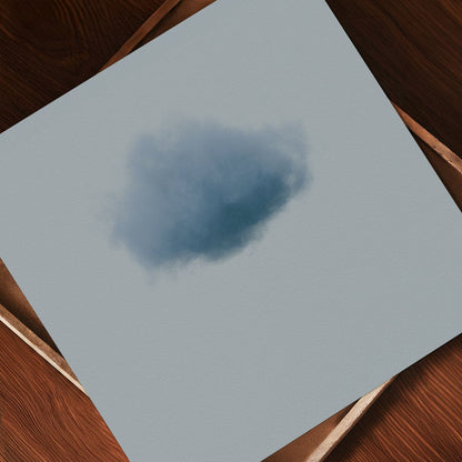 Art Print Showcase Of Colorful Cloud · Dusty Blue, Square