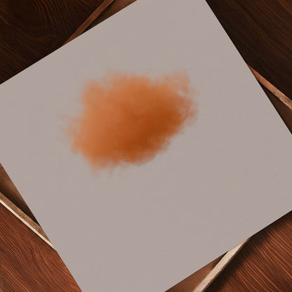 Art Print Showcase Of Colorful Cloud · Orange, Square