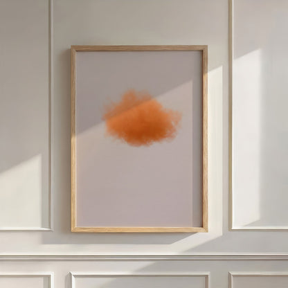 Colorful Cloud · Orange, Wall Art, Vertical