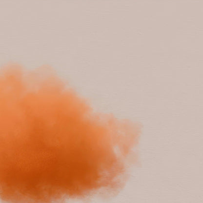 Extreme Close Up Detail Of Colorful Cloud · Orange, Horizontal