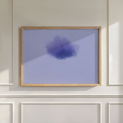 Colorful Cloud · Purple, Wall Art, Horizontal